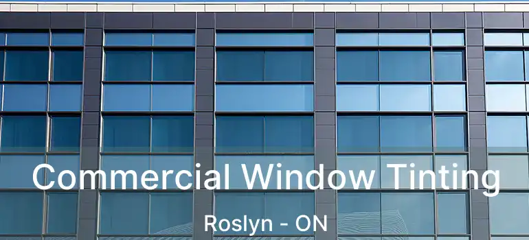  Commercial Window Tinting Roslyn - ON