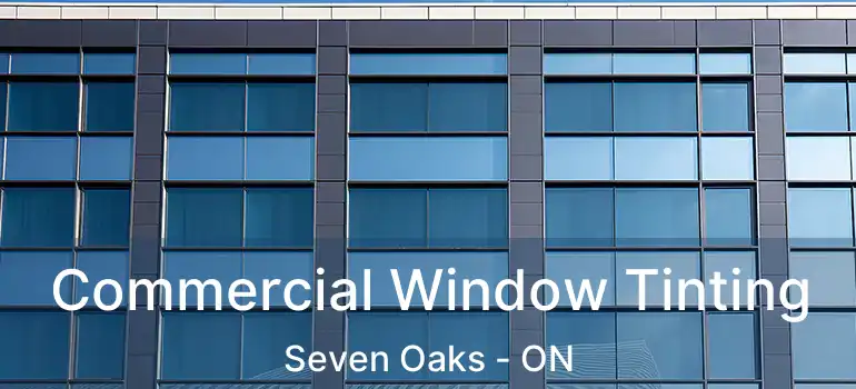  Commercial Window Tinting Seven Oaks - ON