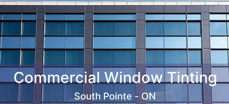  Commercial Window Tinting South Pointe - ON