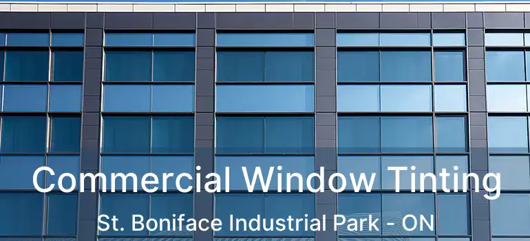  Commercial Window Tinting St. Boniface Industrial Park - ON