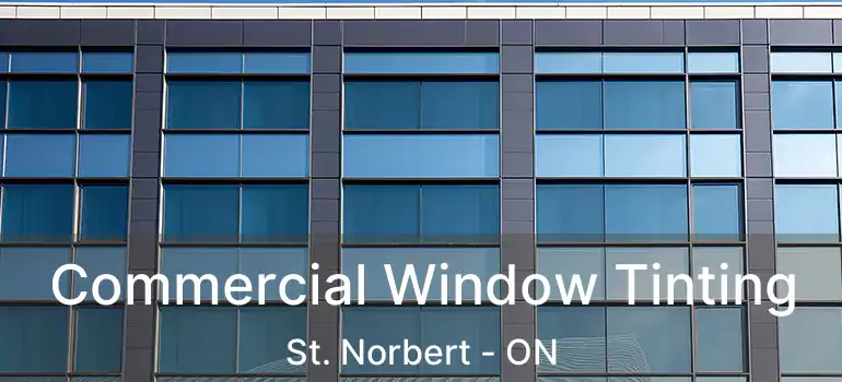  Commercial Window Tinting St. Norbert - ON
