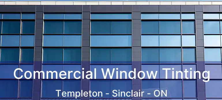  Commercial Window Tinting Templeton - Sinclair - ON