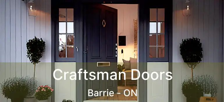  Craftsman Doors Barrie - ON