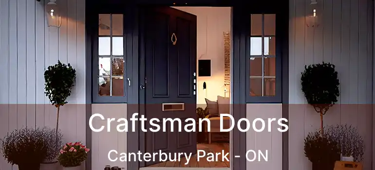  Craftsman Doors Canterbury Park - ON