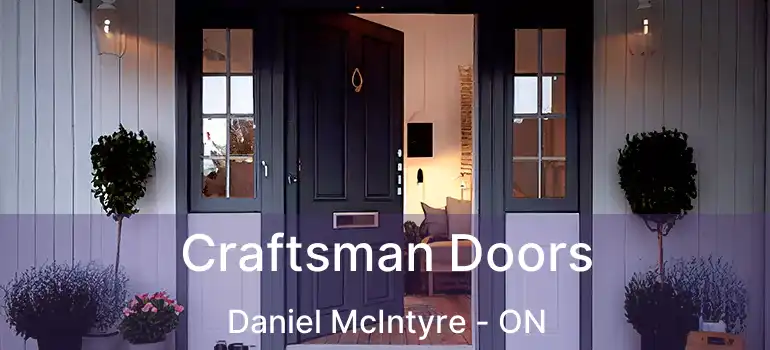  Craftsman Doors Daniel McIntyre - ON