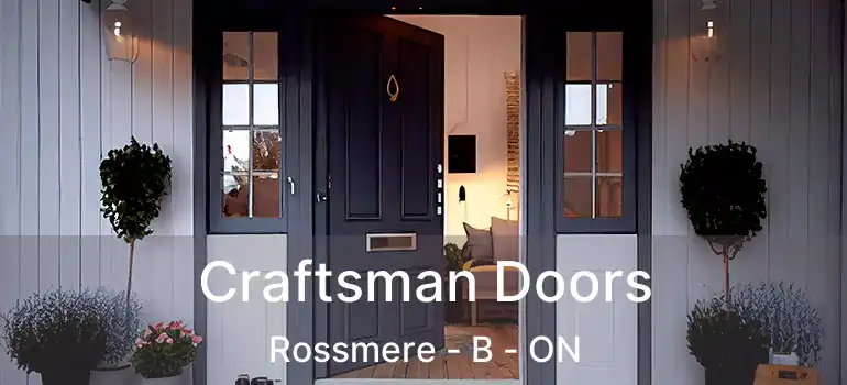  Craftsman Doors Rossmere - B - ON