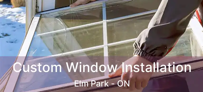  Custom Window Installation Elm Park - ON