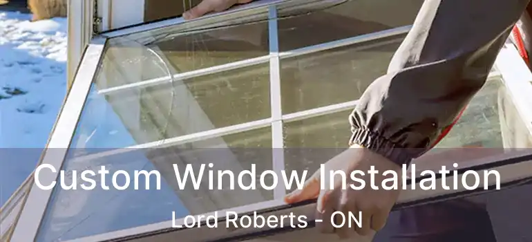  Custom Window Installation Lord Roberts - ON