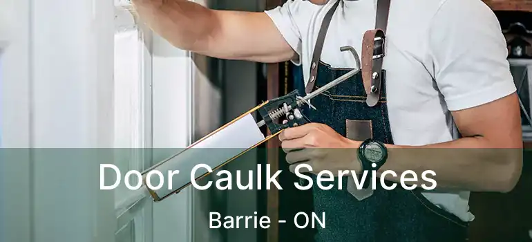  Door Caulk Services Barrie - ON