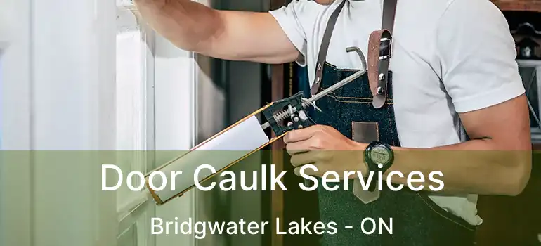 Door Caulk Services Bridgwater Lakes - ON