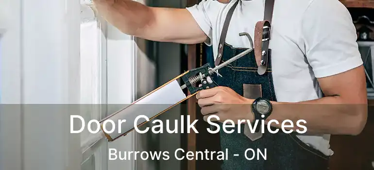 Door Caulk Services Burrows Central - ON