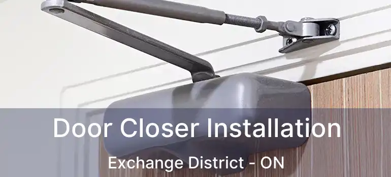  Door Closer Installation Exchange District - ON