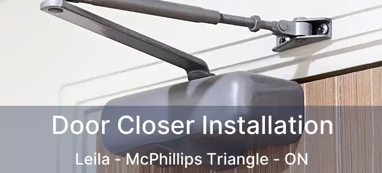  Door Closer Installation Leila - McPhillips Triangle - ON