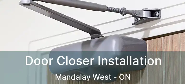  Door Closer Installation Mandalay West - ON