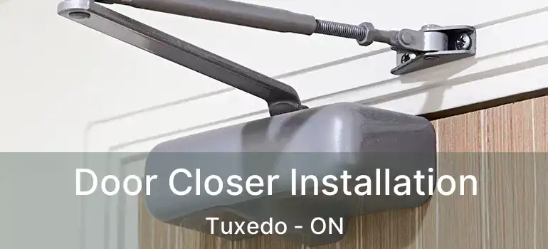  Door Closer Installation Tuxedo - ON