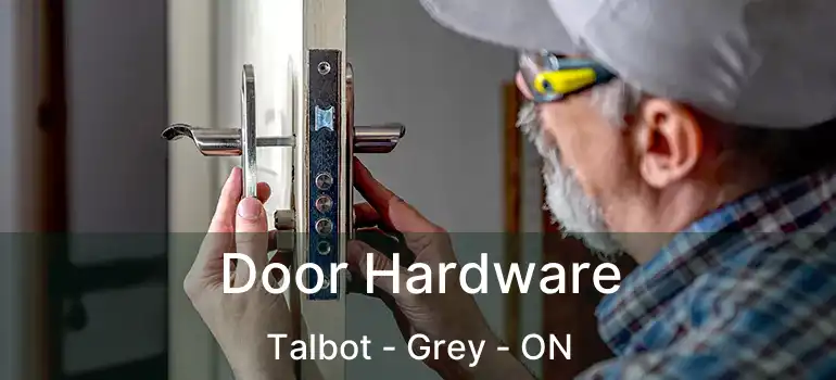  Door Hardware Talbot - Grey - ON