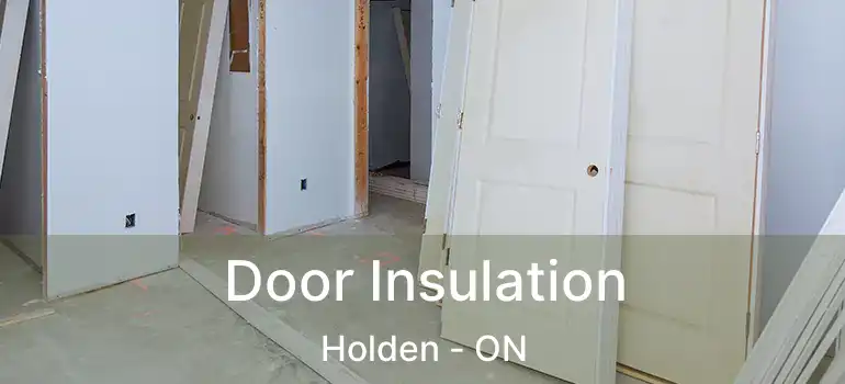 Door Insulation Holden - ON