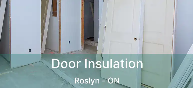  Door Insulation Roslyn - ON
