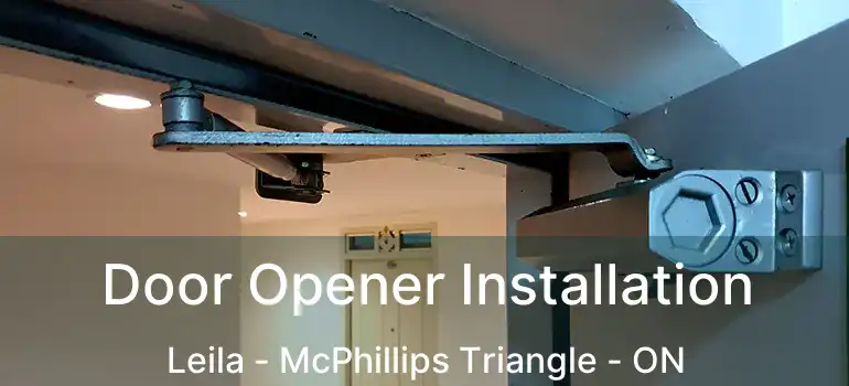  Door Opener Installation Leila - McPhillips Triangle - ON