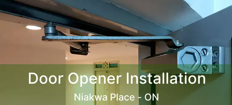  Door Opener Installation Niakwa Place - ON