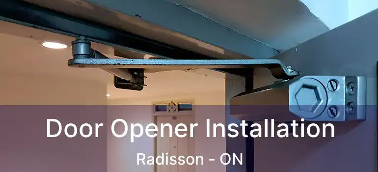  Door Opener Installation Radisson - ON
