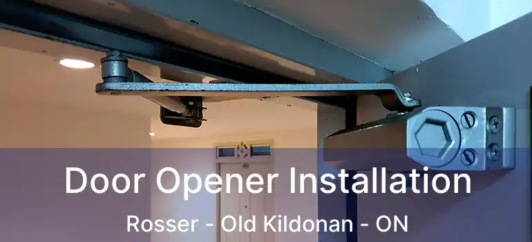  Door Opener Installation Rosser - Old Kildonan - ON