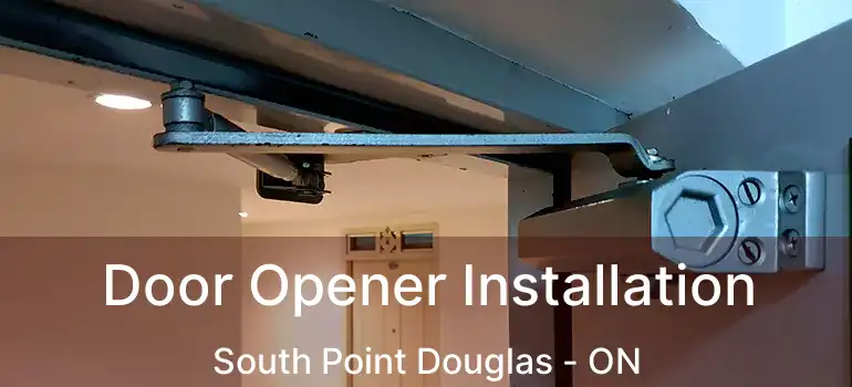  Door Opener Installation South Point Douglas - ON