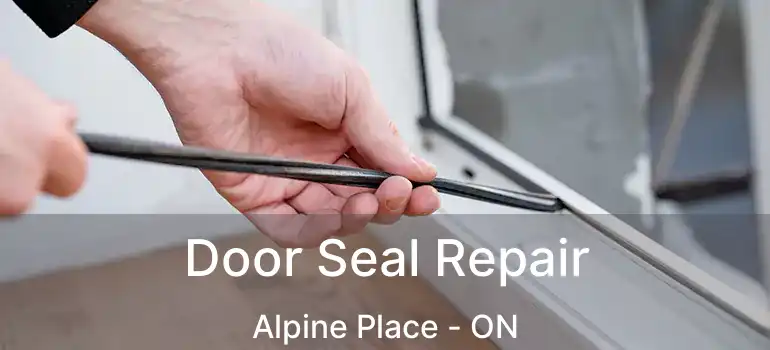  Door Seal Repair Alpine Place - ON