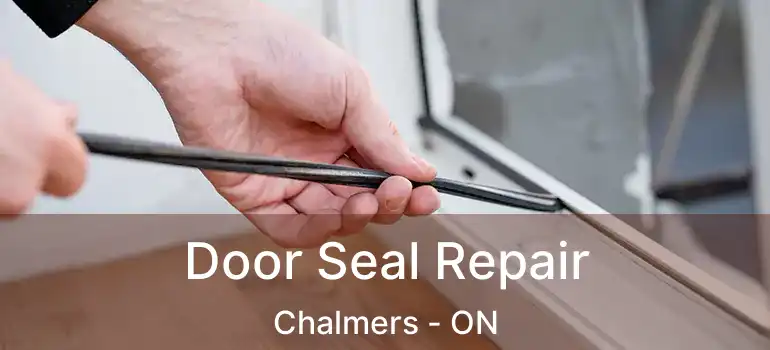  Door Seal Repair Chalmers - ON