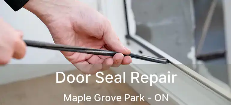  Door Seal Repair Maple Grove Park - ON