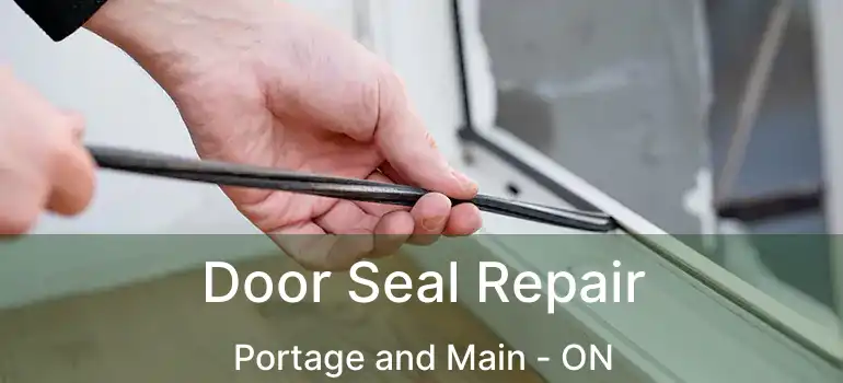 Door Seal Repair Portage and Main - ON