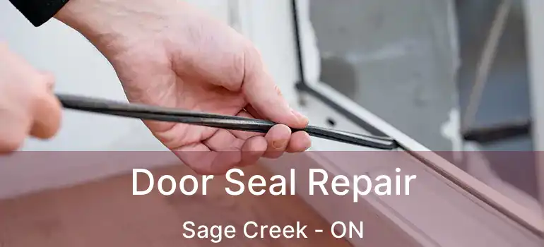  Door Seal Repair Sage Creek - ON
