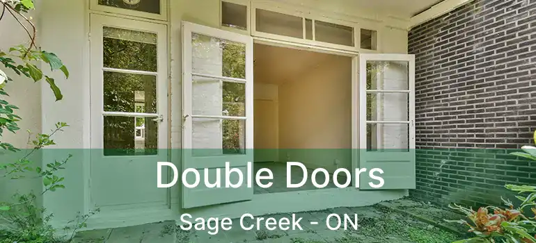  Double Doors Sage Creek - ON