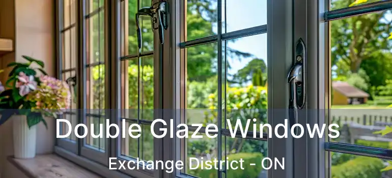  Double Glaze Windows Exchange District - ON