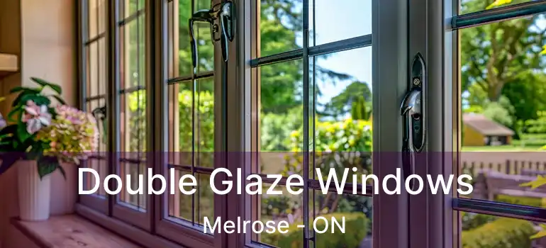  Double Glaze Windows Melrose - ON