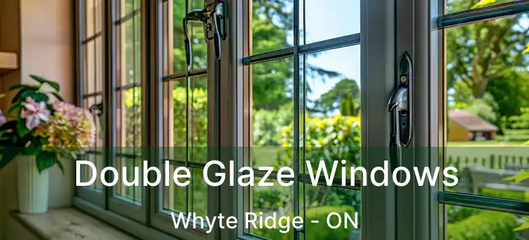  Double Glaze Windows Whyte Ridge - ON