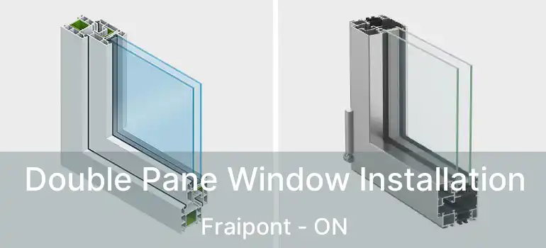  Double Pane Window Installation Fraipont - ON