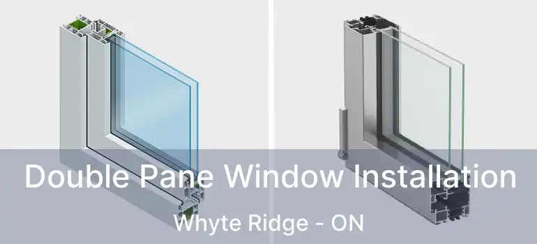  Double Pane Window Installation Whyte Ridge - ON