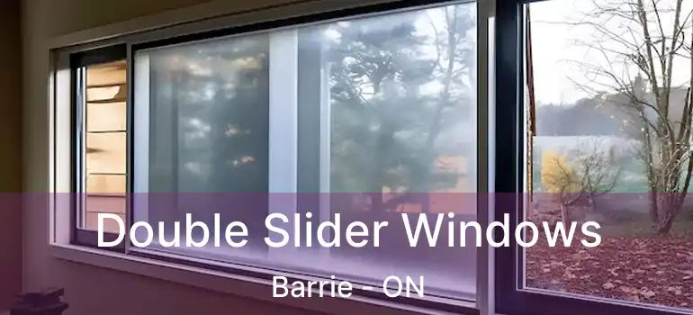  Double Slider Windows Barrie - ON