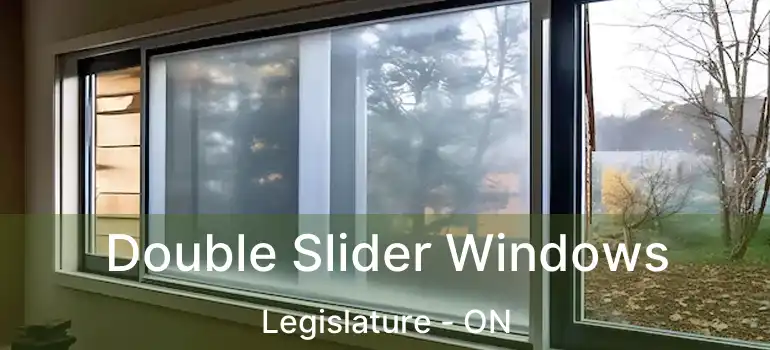  Double Slider Windows Legislature - ON