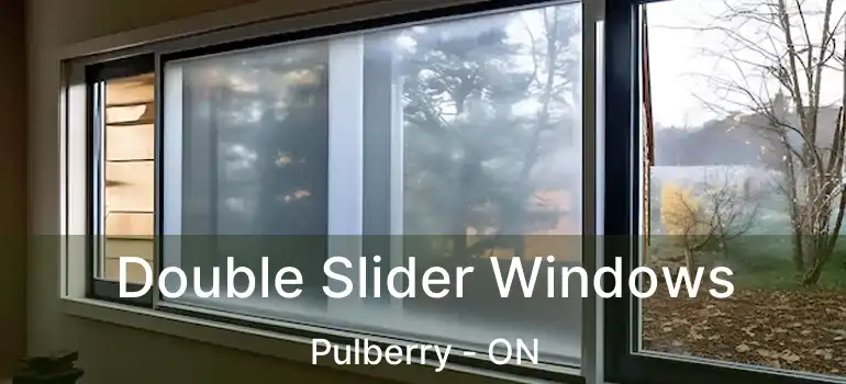  Double Slider Windows Pulberry - ON