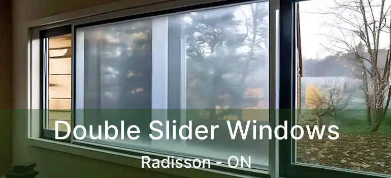  Double Slider Windows Radisson - ON