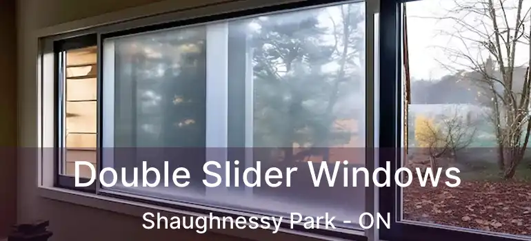  Double Slider Windows Shaughnessy Park - ON