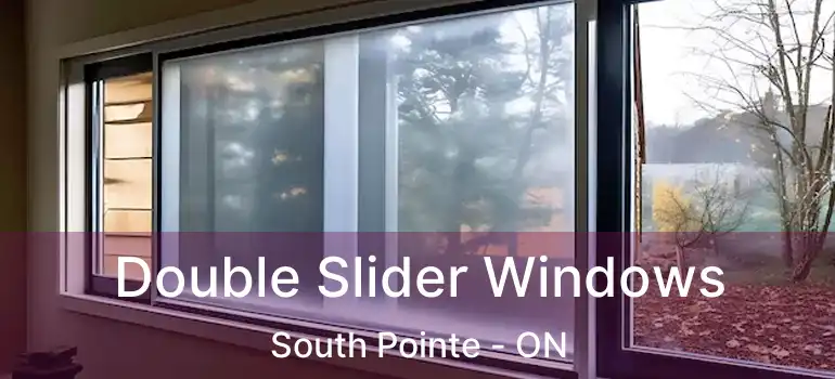  Double Slider Windows South Pointe - ON