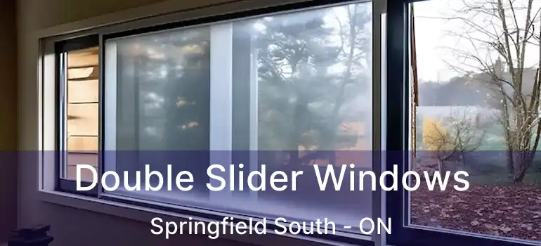  Double Slider Windows Springfield South - ON