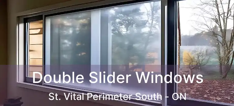  Double Slider Windows St. Vital Perimeter South - ON