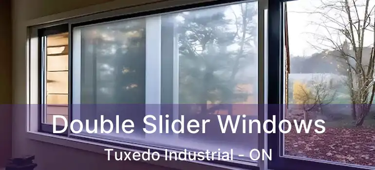  Double Slider Windows Tuxedo Industrial - ON