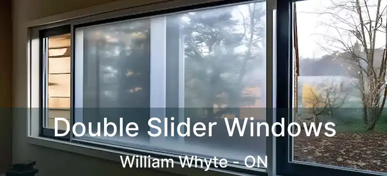  Double Slider Windows William Whyte - ON