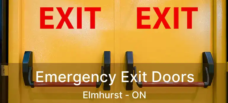 Emergency Exit Doors Elmhurst - ON