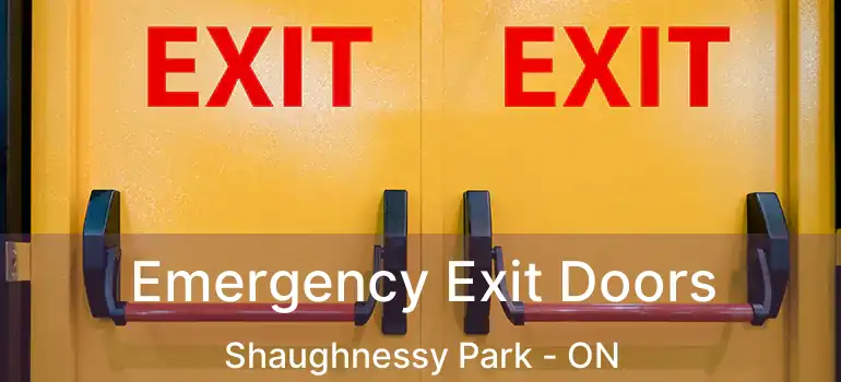  Emergency Exit Doors Shaughnessy Park - ON